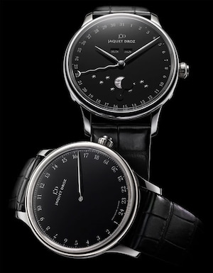 【JAQUET DROZ ジャケ・ドロー】GRANDE HEURE ONYX　グラン・ウール オニキス／国内正規品 腕時計