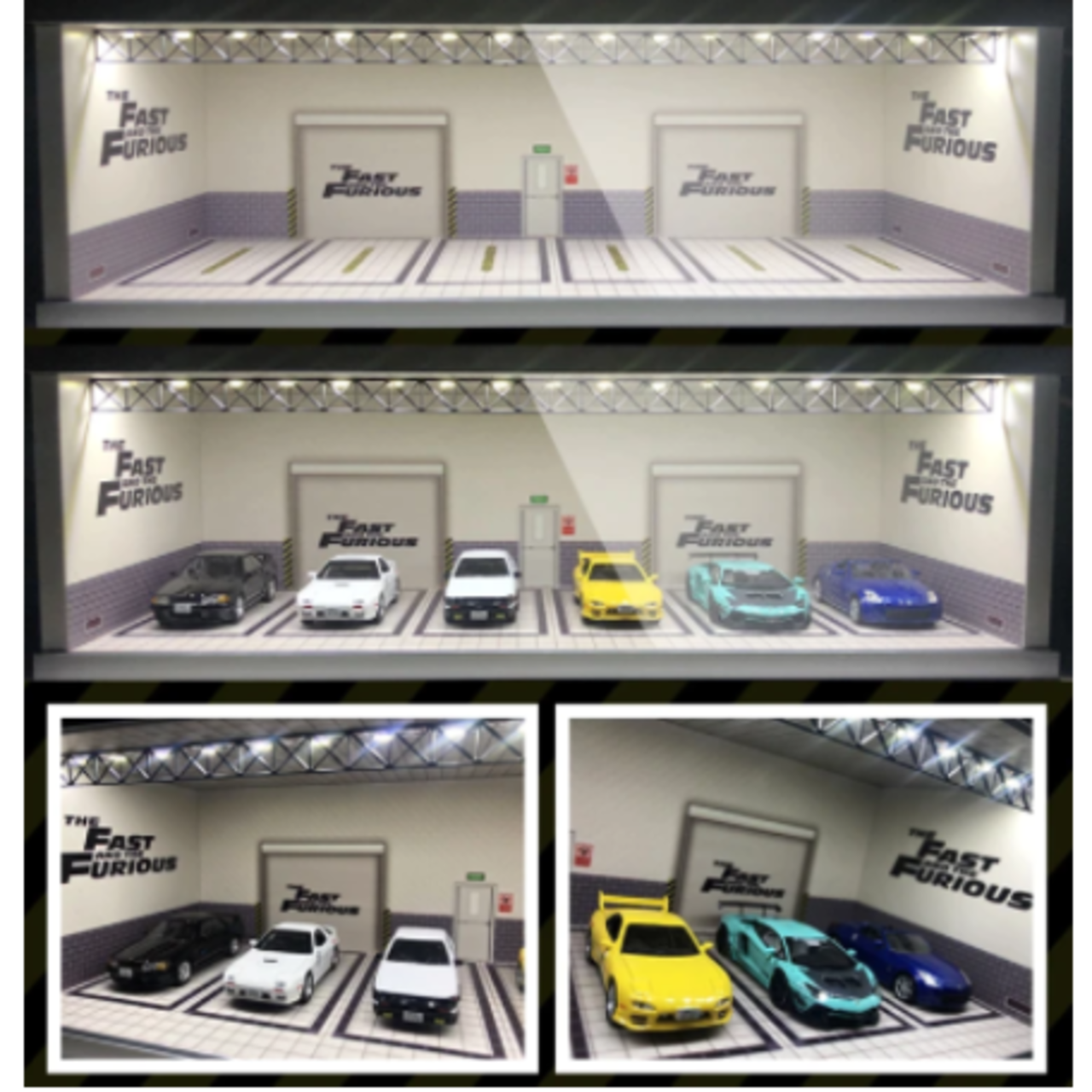 ワイルド・スピード ジオラマシートセット LEDライト付 1:64  #2