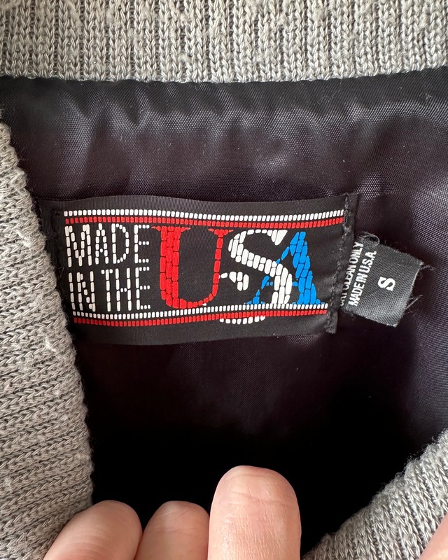 Vintage 80-90s S Varsity Jacket made in USA