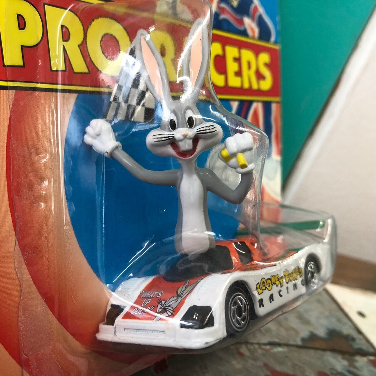 90s Looney Tunes Bugs Bunny Pro Racers Figure from MatchBox【ルーニー･テューンズ  バッグス・バニー プロレーサー】 | THE PUPPEZ☆e-shop　/ ザ　パペッツ松本-WEBショップ powered by BASE