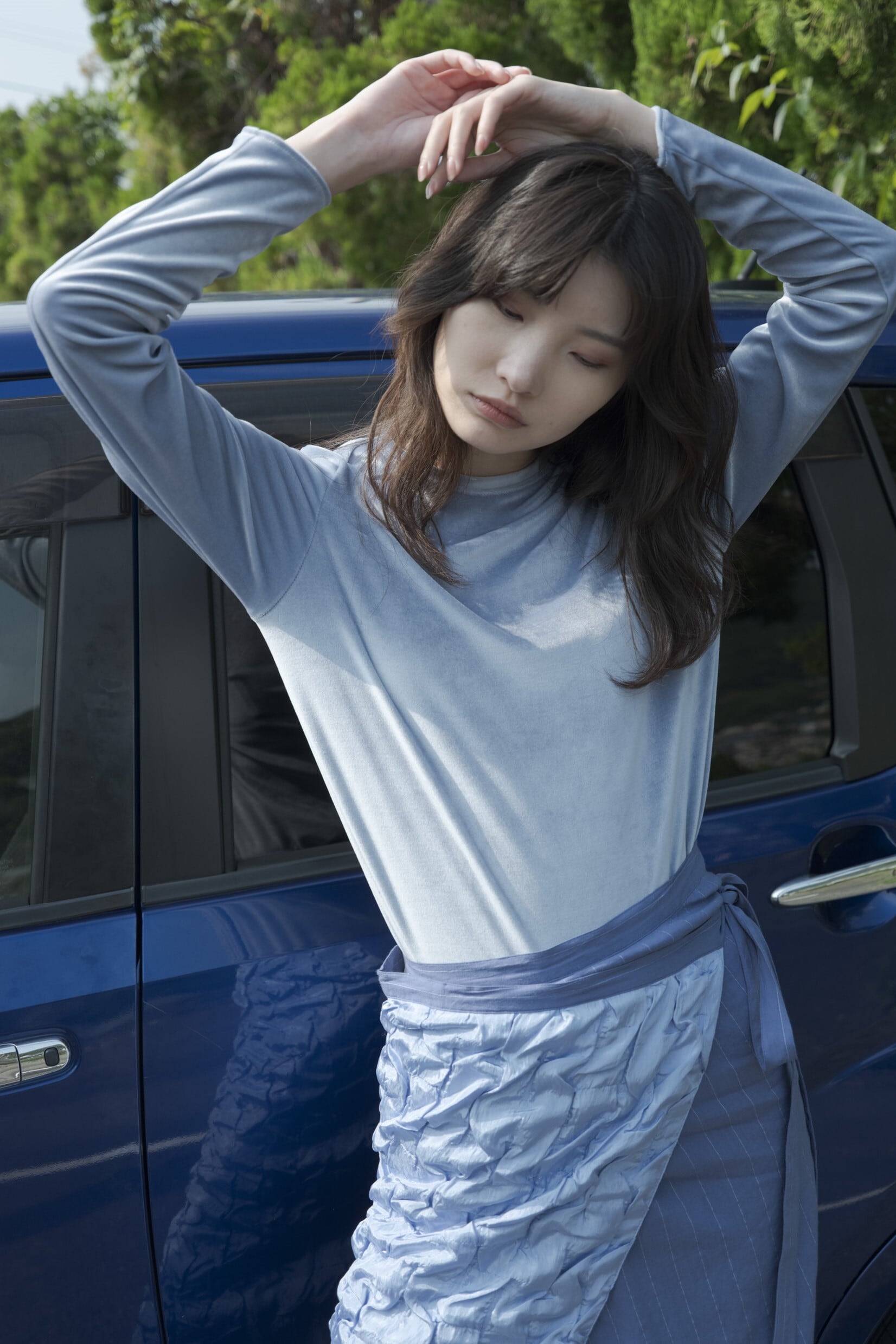 2026年春新作】クルーネックベロア カットソー | ANNIK