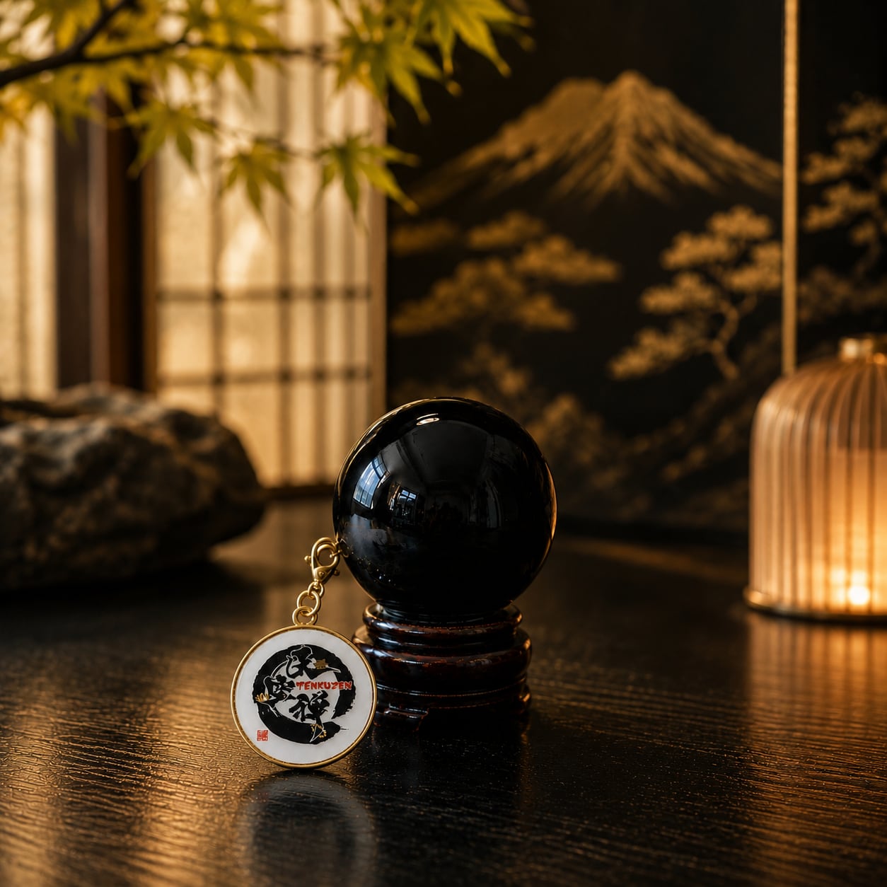 玄界珠(げんかいじゅ)|お寺で御祈祷済み|モリオン|天然モリオン|黒水晶|モリオン丸玉|黒水晶丸玉|天然石|パワーストーン|魔除け|厄除け|災難除け|縁切り|悪縁切り|浄化|開運|お守り|禅 (ZEN)|【天空禅】