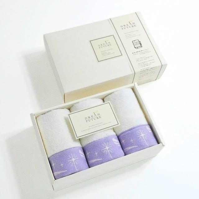 Star Wash Towel 3枚SET PURPLE / PURPLE / PURPLE