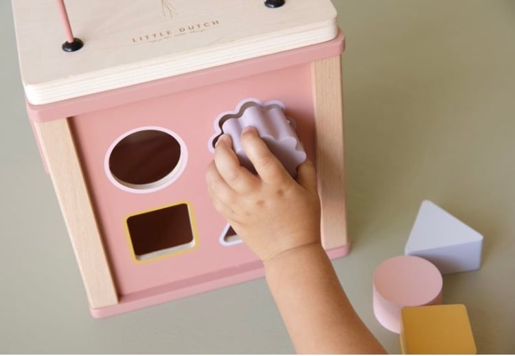 Little Dutch Houten activiteitenkubus Wild Flowersリトルダッチ