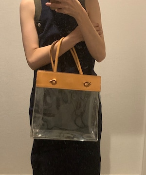 【送料無料】Courrèges（クレージュ）clear bag