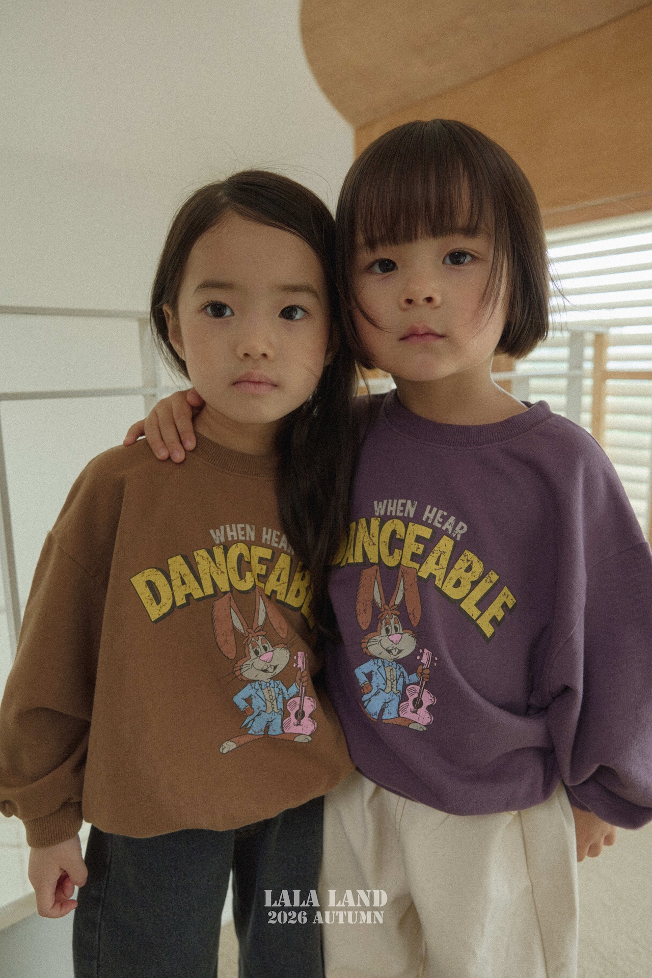 韓国子供服 / LALALAND / 26Autumn / ラビット スウェット / 秋服 / キッズ *XS~XL*