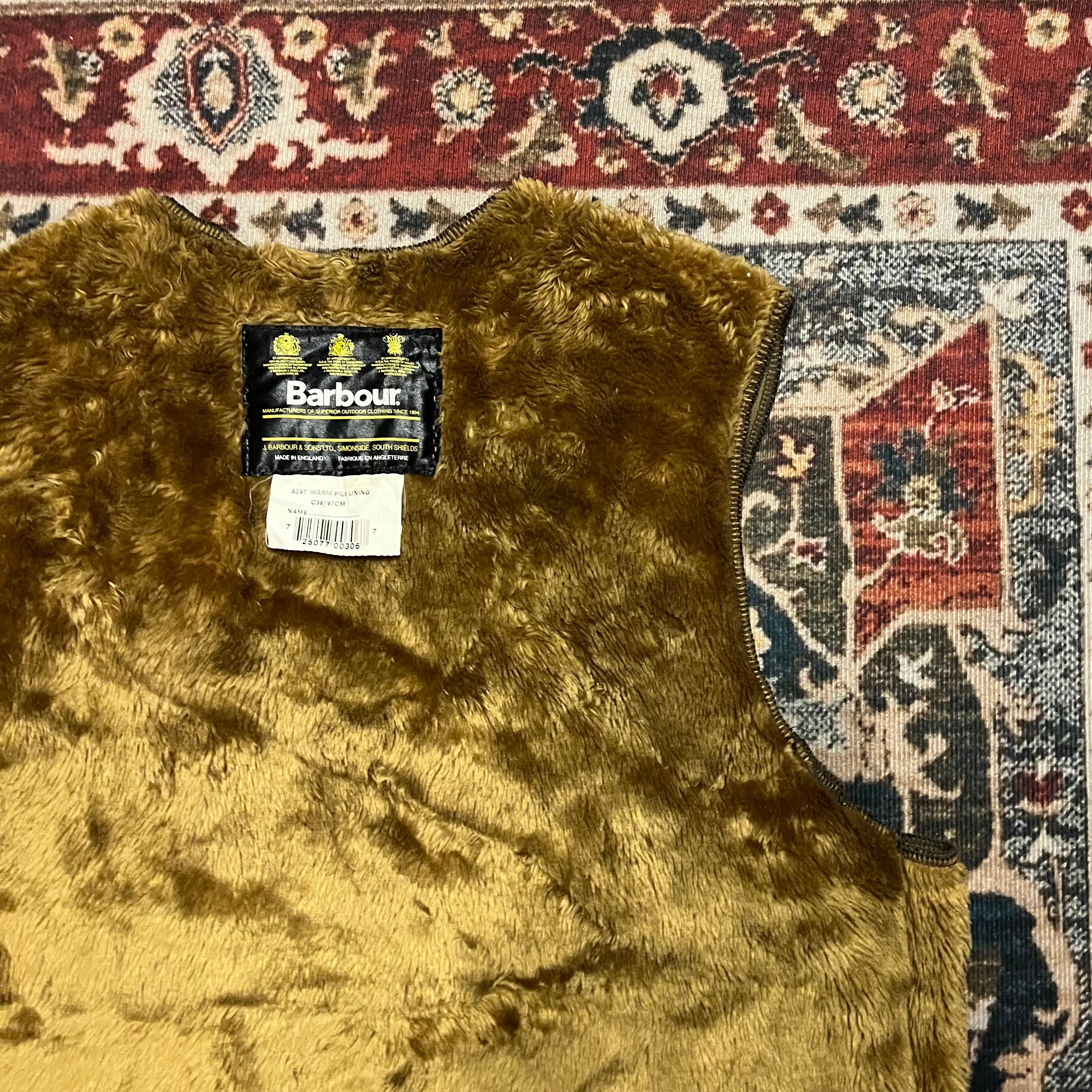 90s Barbour Liner Vest バブアー ライナーベスト ヴィンテージ 英国