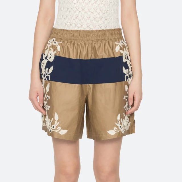 SEA NY GEORGIE SPORTS WEAR SHORTS KHAKI