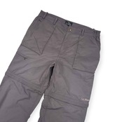 2WAY L.L.Bean エルエルビーン ナイロンパンツ ショートパンツ L/グレー メンズ アウトドア