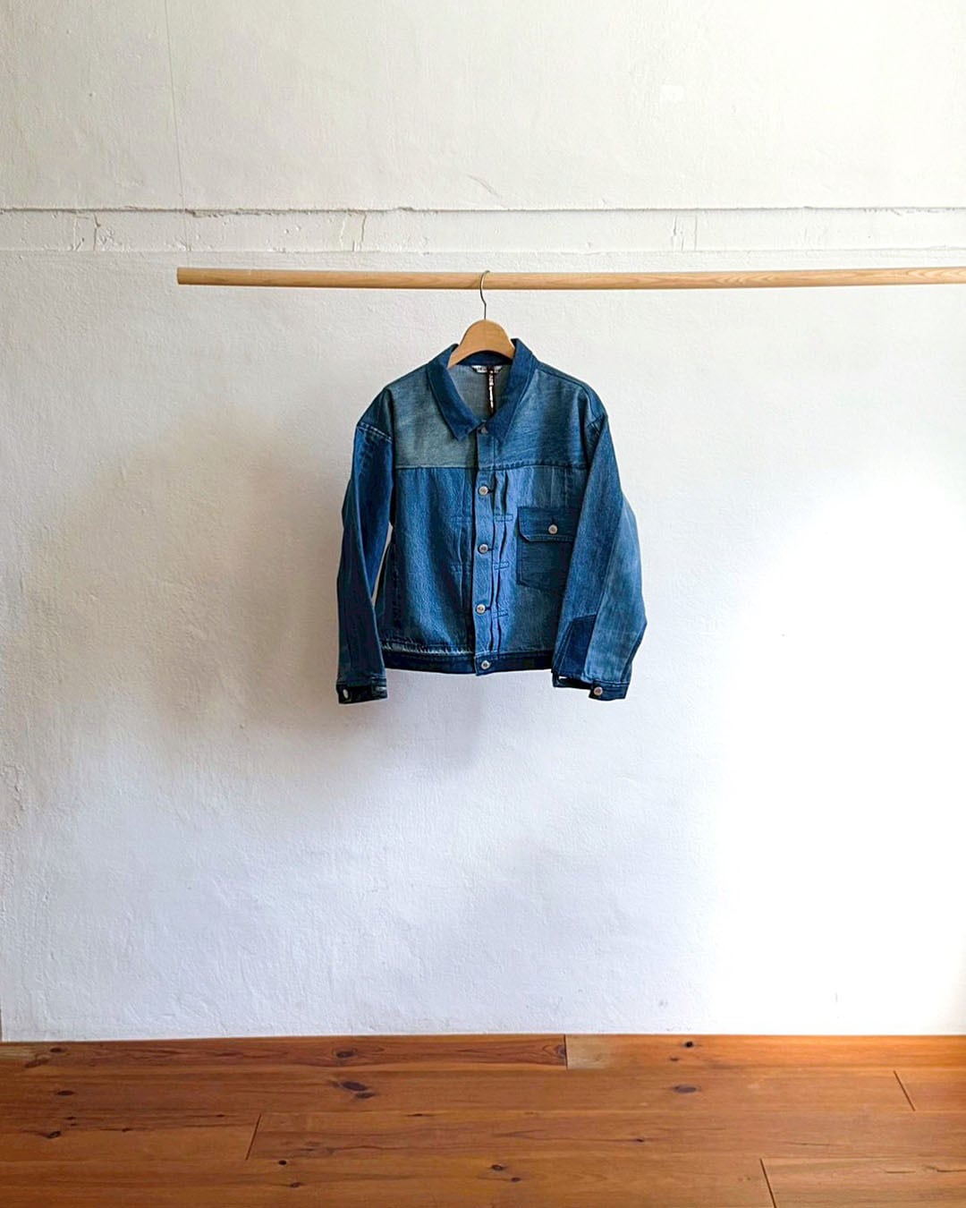 sunny side up】denim 1st back wide jacket | Parc-nique