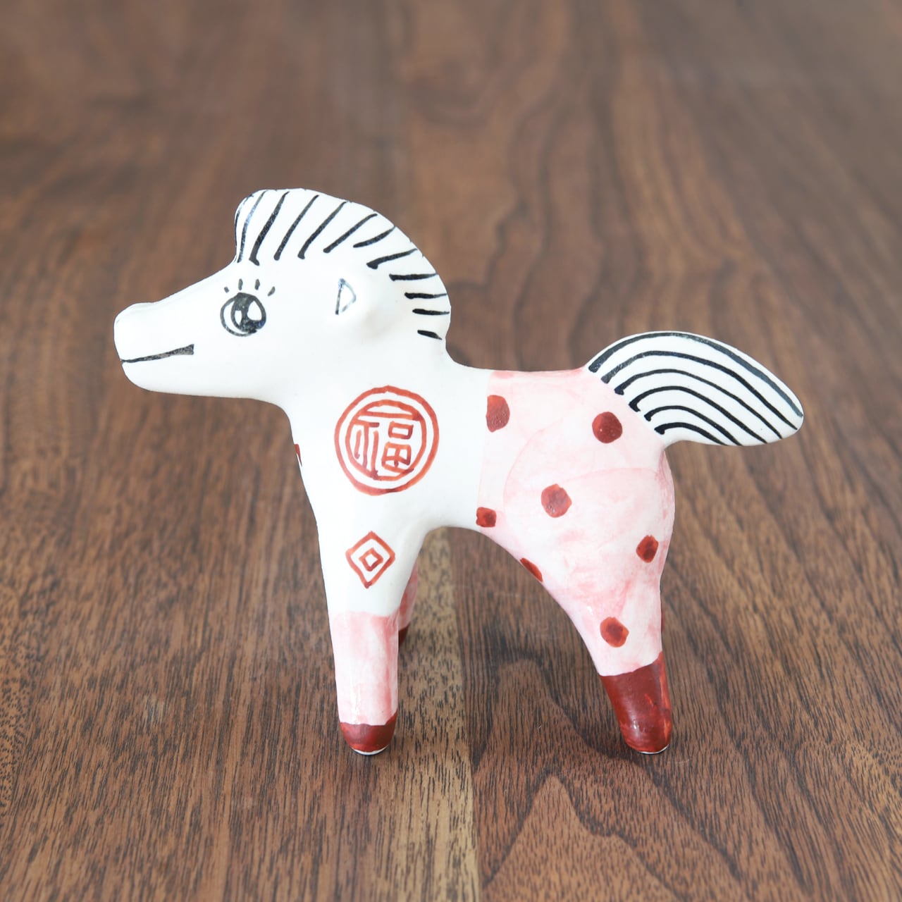 山口祥治 干支フィギュア 午(ウマ)「ウマジャロウ UJ-125」 工房:喜鶴製陶(有田焼)