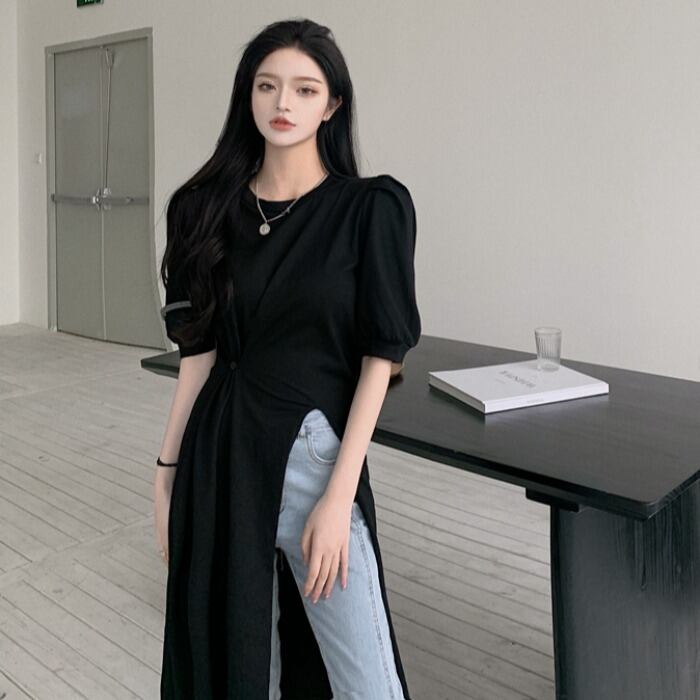 サマートップス Tシャツ スカート 夏物 ドラファッションホール11154586871