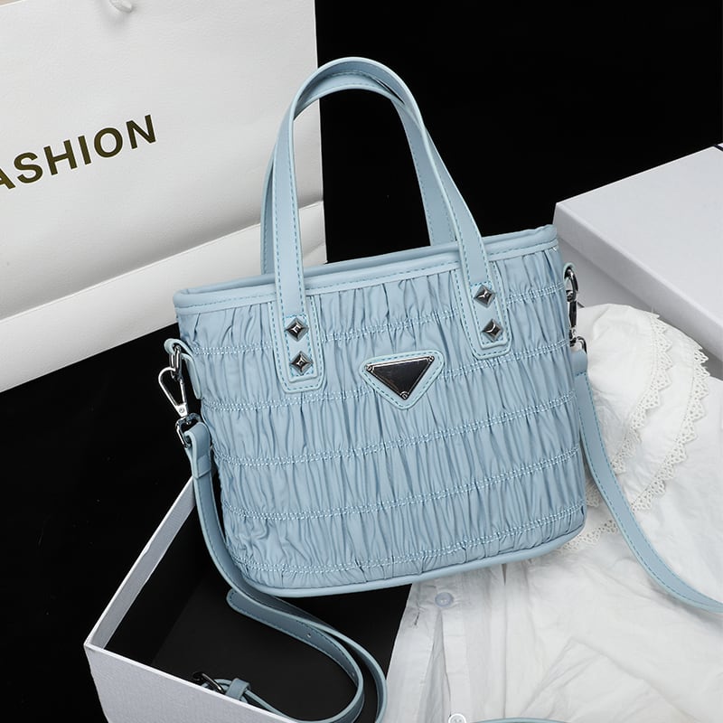 レディーススモールバッグ2020サマーニューウェーブインワイルドショルダーメッセンジャーバッグネットレッドファッションクラウドバケットバッグ Tiancai_Wing_Bag0110634