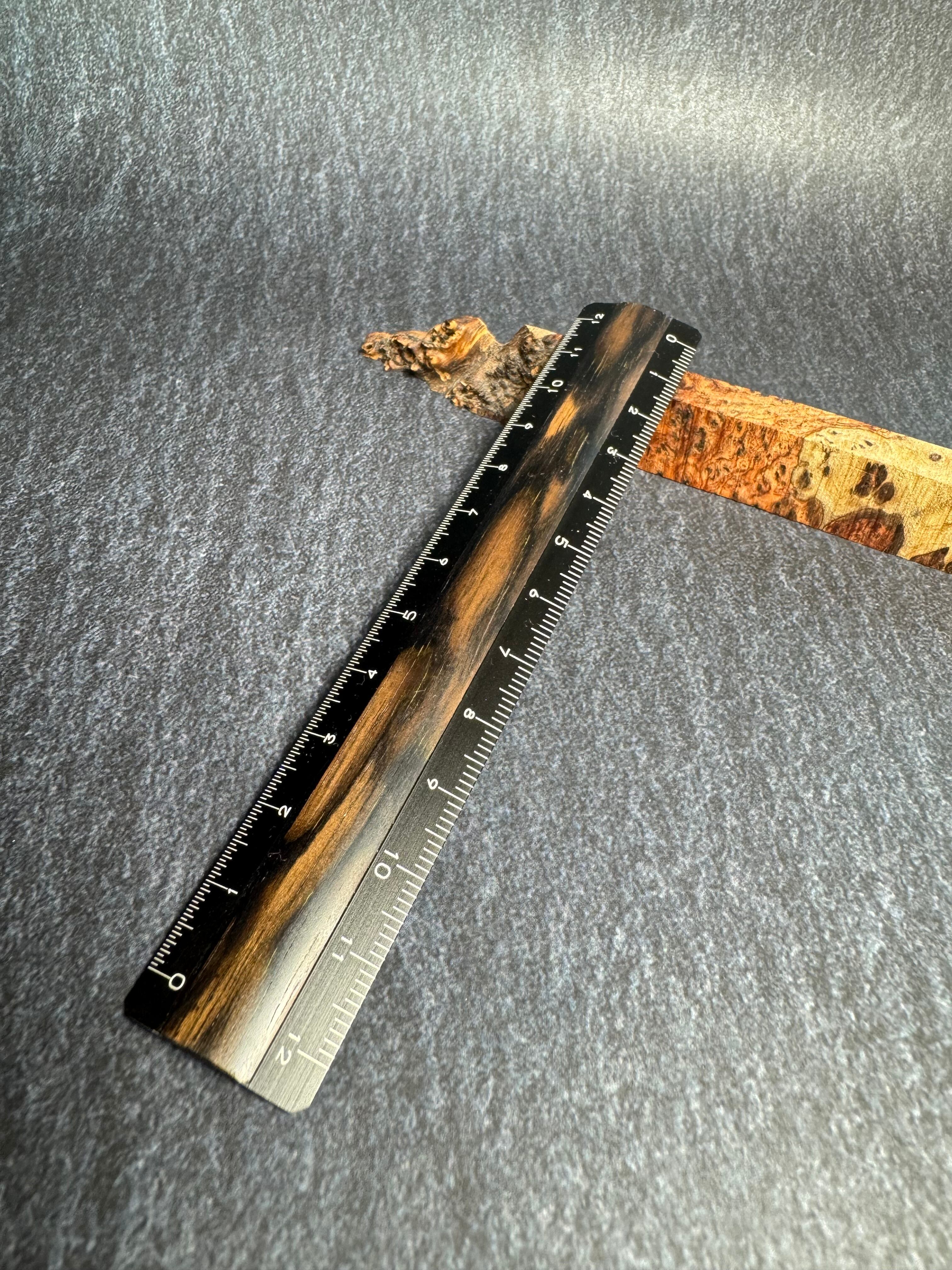 黒柿緑孔雀杢 12cm | あけぼの工房