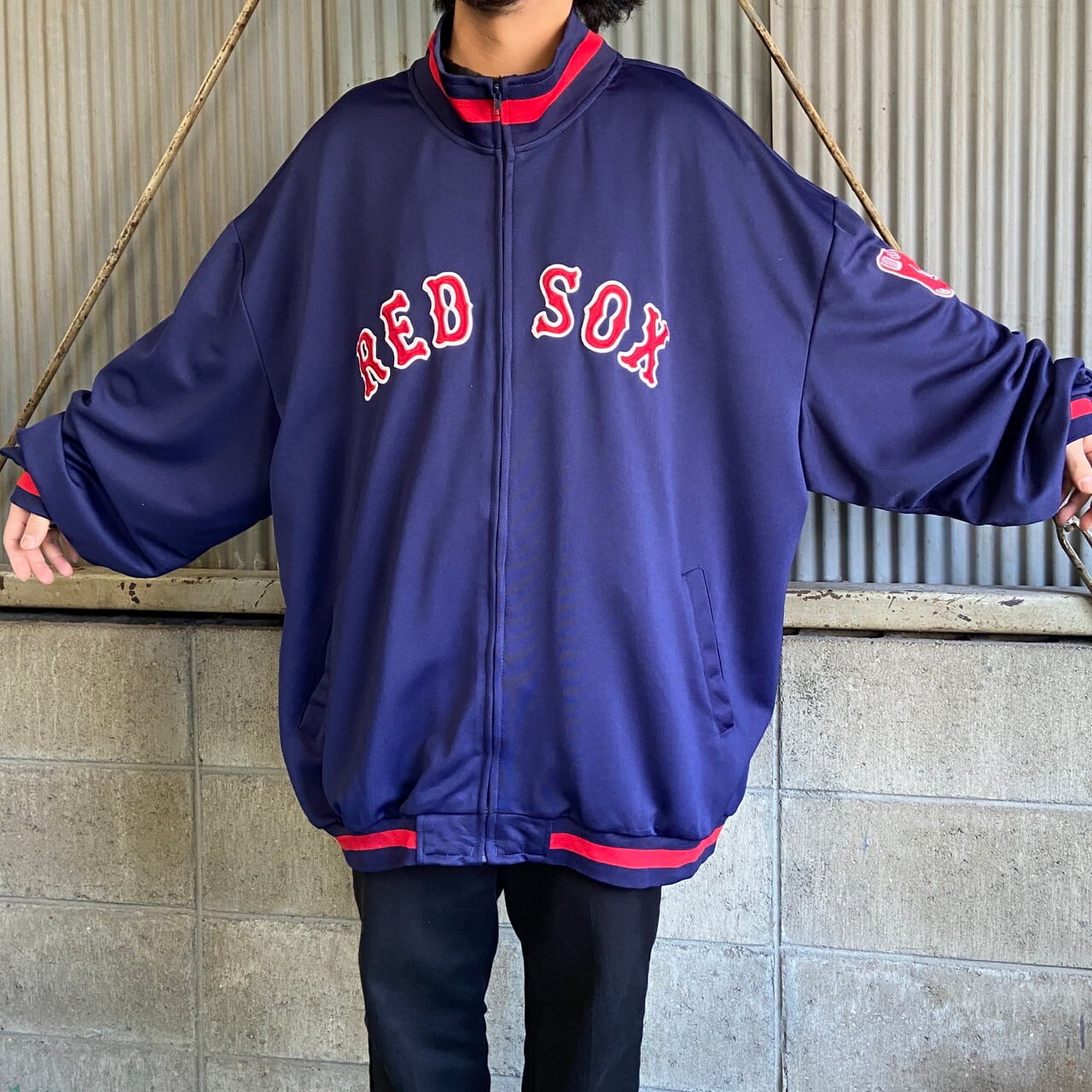 ビッグサイズ majestic マジェスティック RED SOX レッドソックス MLB