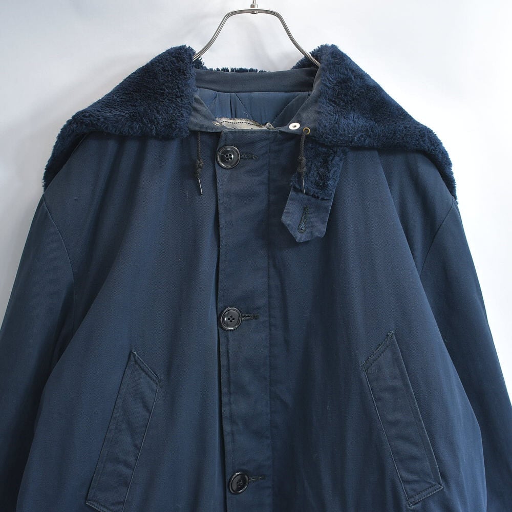 60~70s Parka 民間品 B-9タイプ スプリットフード フライトジャケット Military ミリタリー ネイビー 紺 ヴィンテージ ビンテージ USA アメリカ古着 メンズL~相当