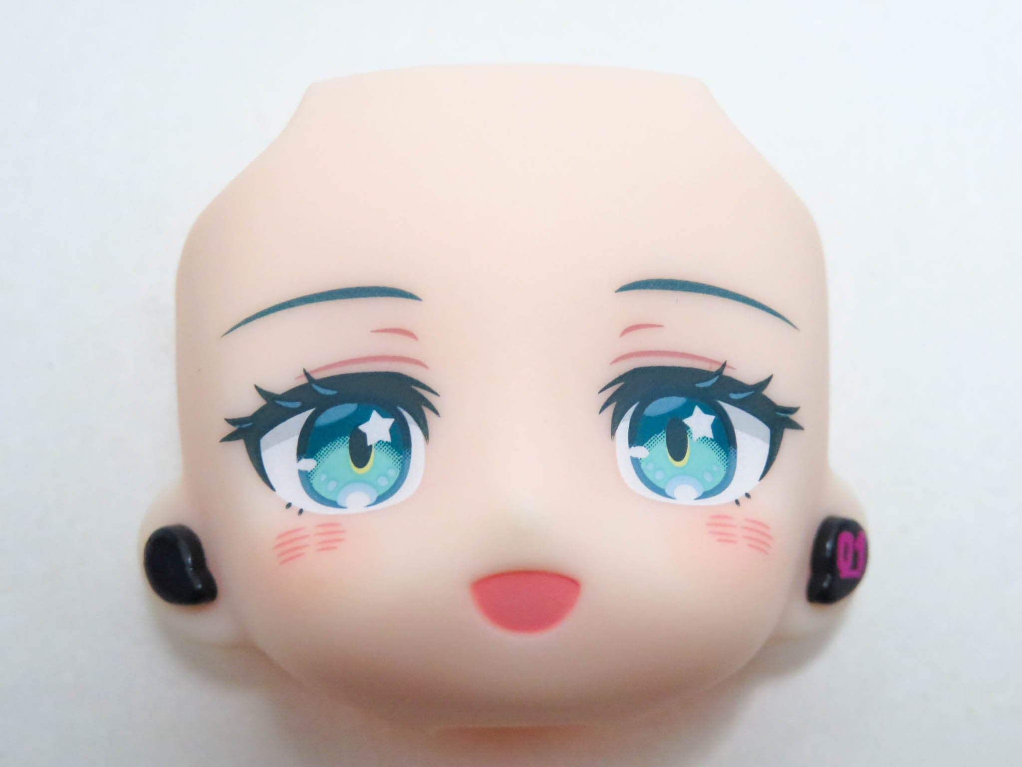 ※(A-ランク)【2775a】 初音ミク めがね×カフェVer. 顔パーツ 笑顔 ねんどろいど