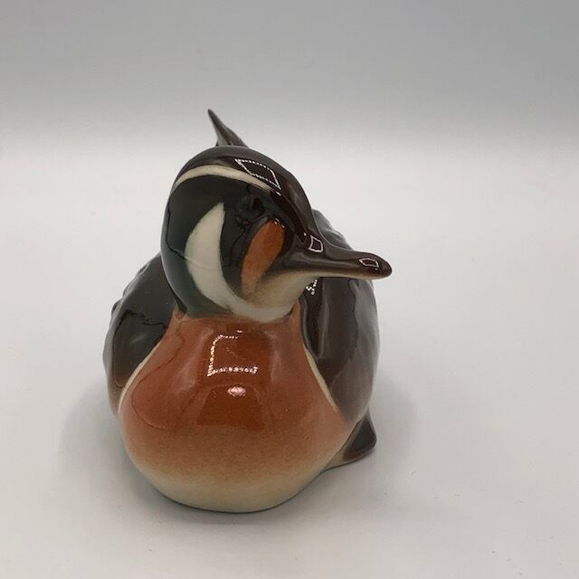 ロモノーソフ　鴨のフィギュア 新品 ロモノーソフ Imperial Porcelain 鴨 カモ 2 | アンティーク