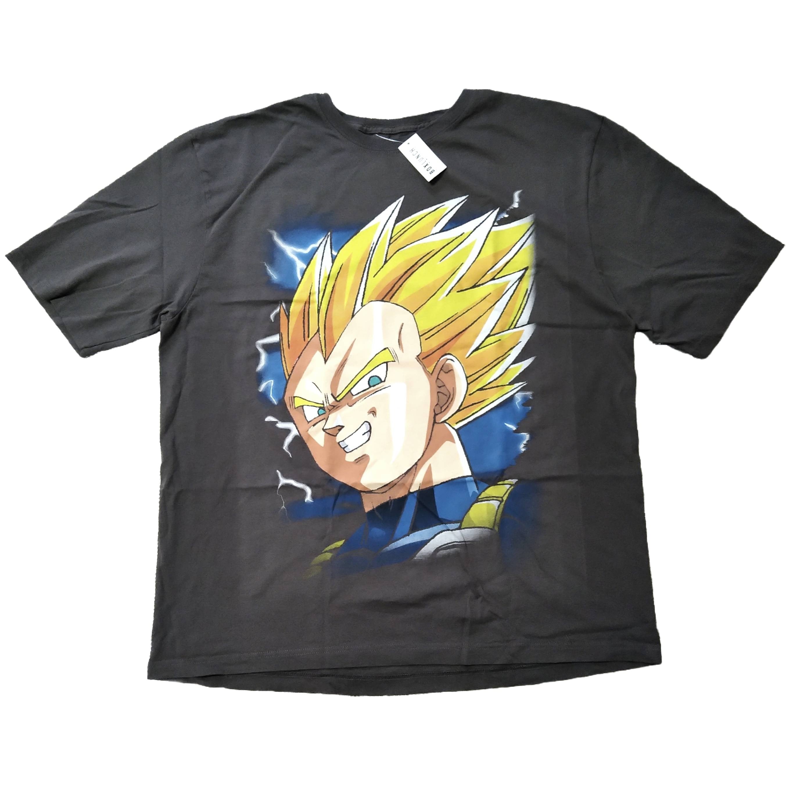 ドラゴンボールZ Tシャツ 大きいXLサイズ グレー ベジータ アニメT