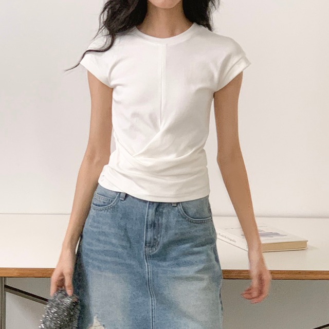 gather design simple t-shirt　L0175