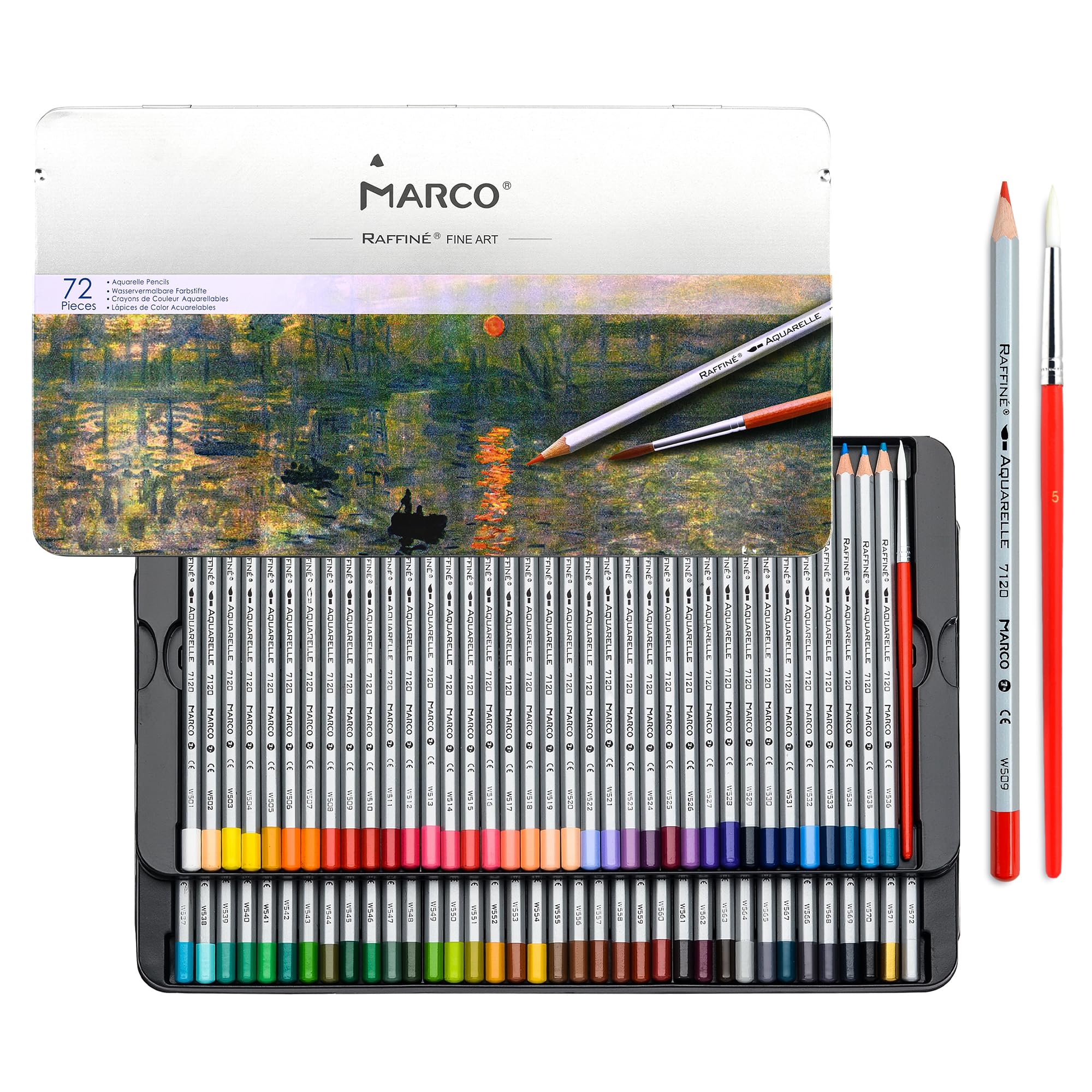 Marco 240色 油性色鉛筆 鉛筆削り付き 色鉛筆/Y40044-O2 Marco 240色 油性色鉛筆 鉛筆削り付き 色鉛筆/Y40044-O2 色鉛筆セット