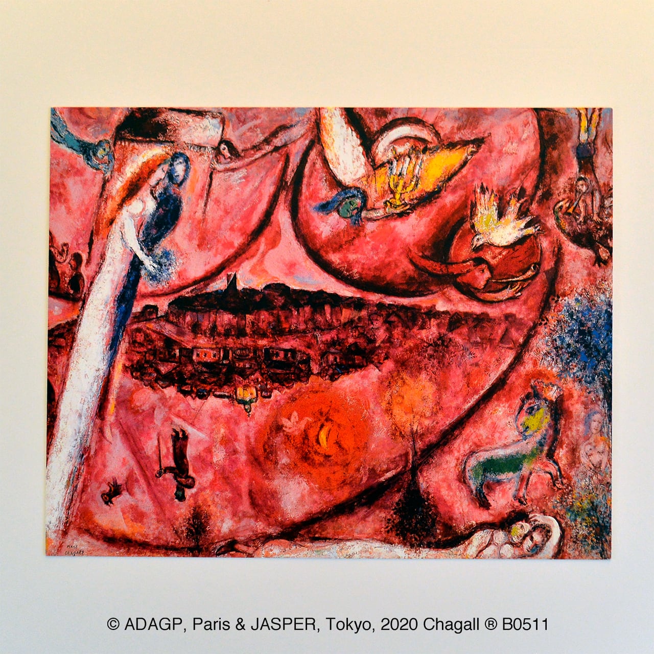 「シャガール」展 額絵《ソロモンの雅歌Ⅲ》