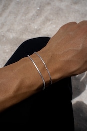 【skin square bracelet】 / SILVER