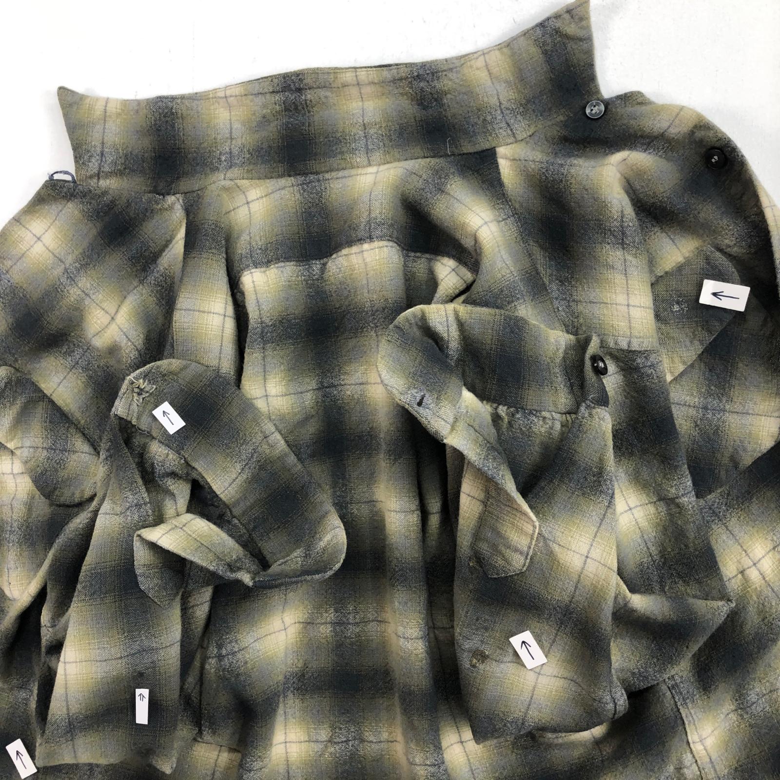 PENDLETON ペンドルトン 50年代 USA製 オープンカラー オンブレ