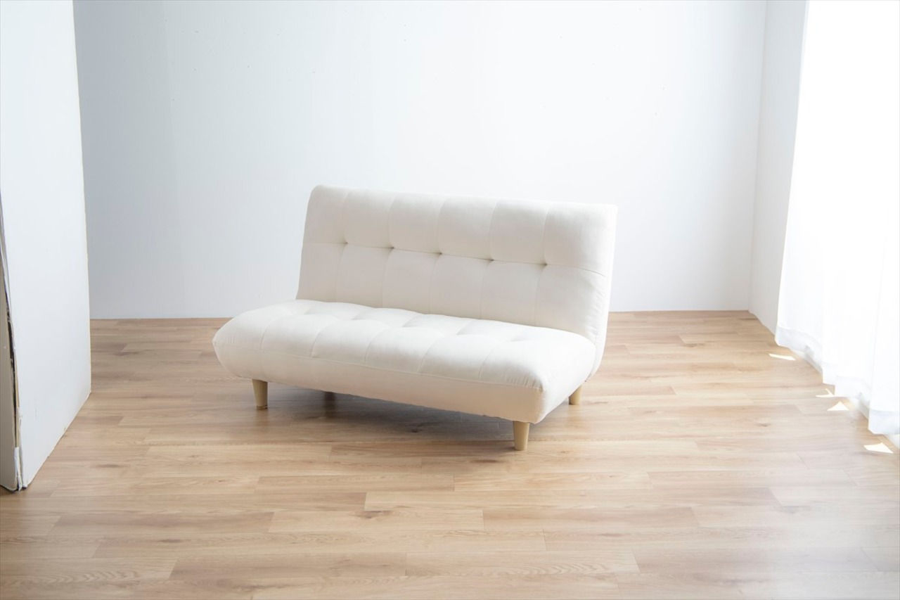 【2点セット】Moln 2人掛けソファ+オットマン