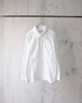 design smock shirt (white)