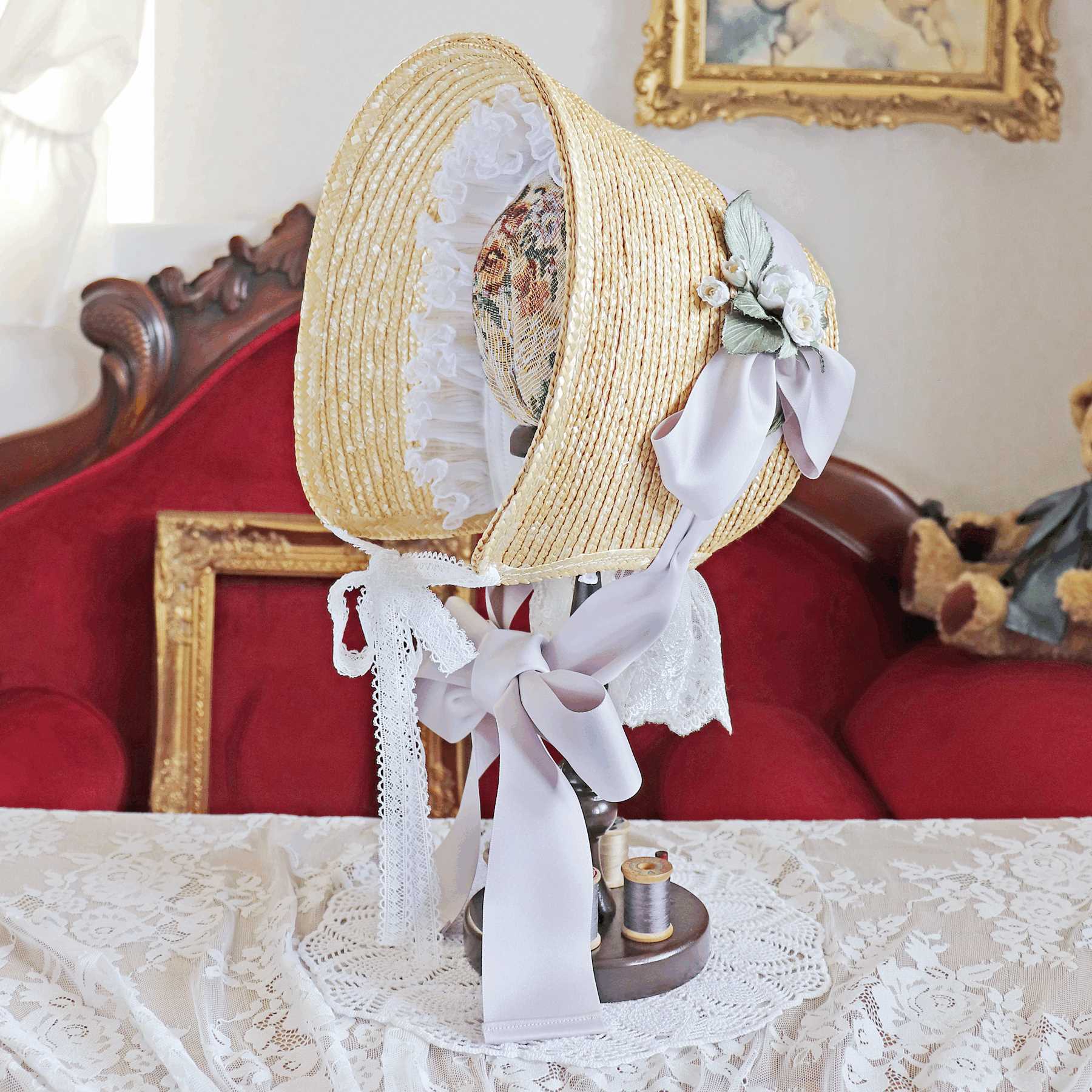 フローリアブーケストローボンネット 布花ver | L'aristocratie-ラ