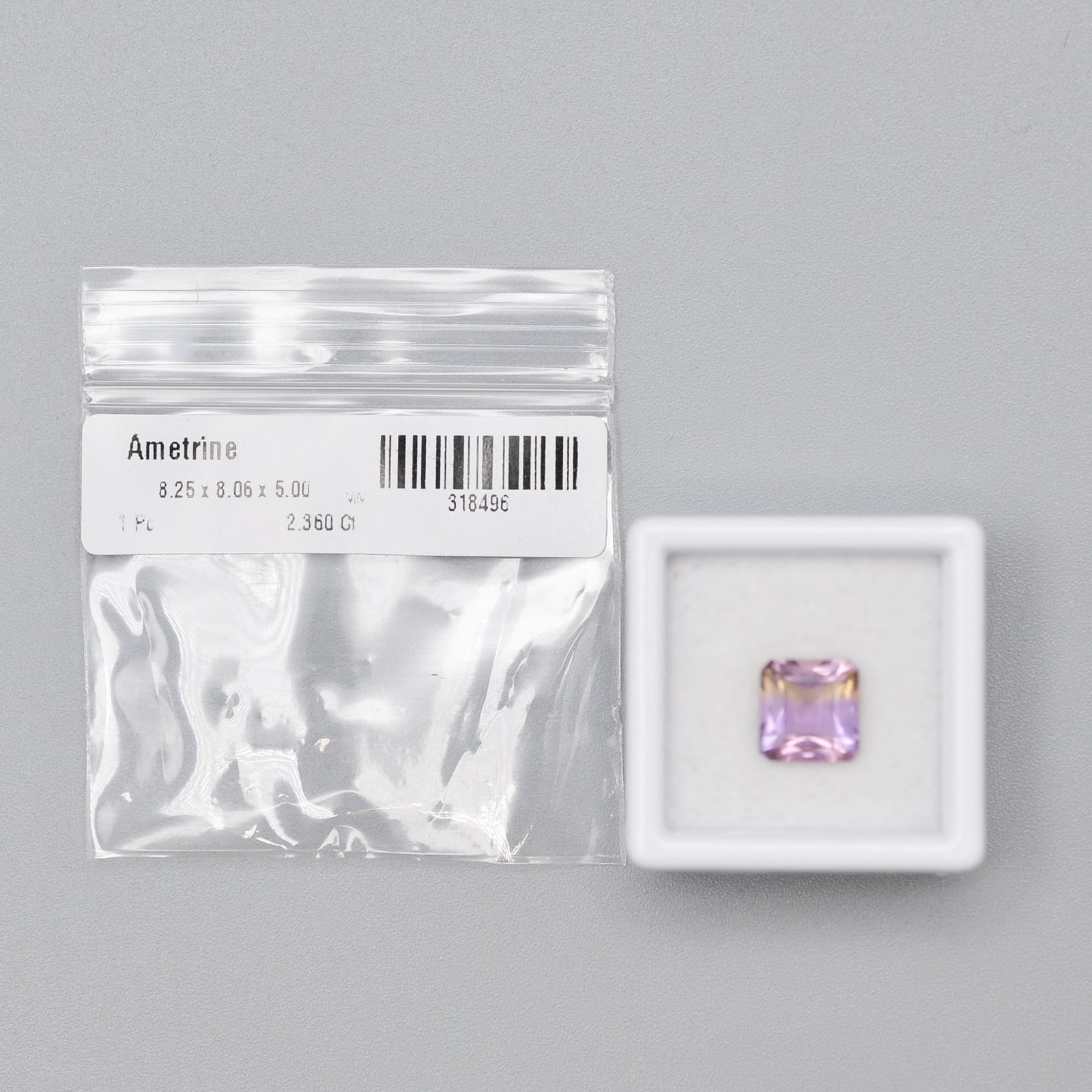 天然アメトリン 2.36ct】ボリビア産／非加熱・無処理／ルーペクリーン