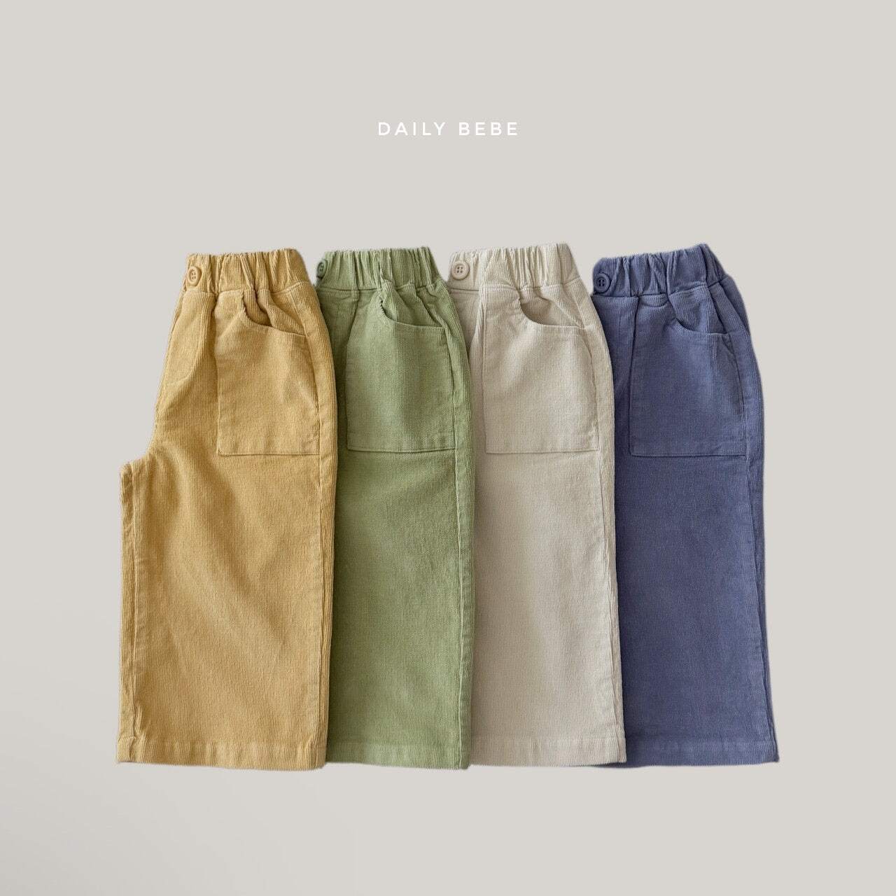 corduroy wide-leg pants【DAILYBEBE】※10月中旬発送予定