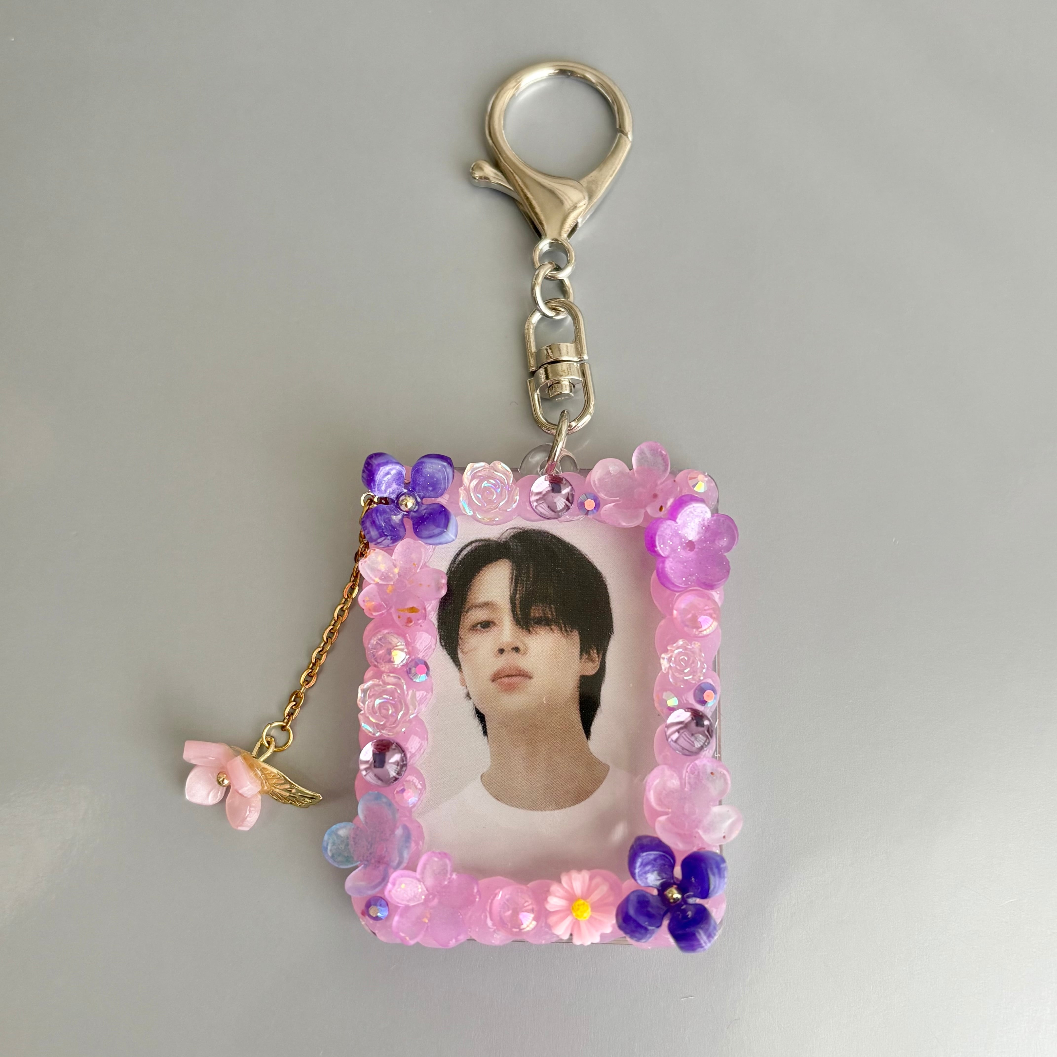 ミニトレカ用キーチェーン（ピンク紫） | Dewdrop