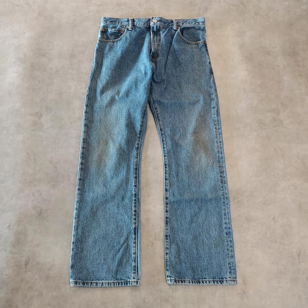 リーバイス517 Levis W34 フレアデニム 青 古着 ブーツ 21409