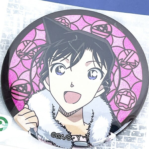 名探偵コナン 毛利蘭 グリッター缶バッジ vol.2 日本製 | キャラクター