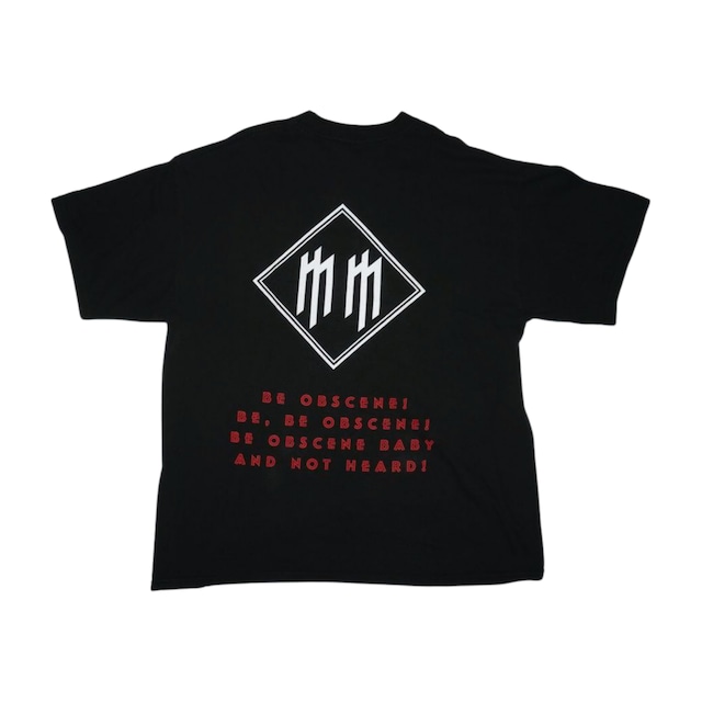 【XL】マリリンマンソン 2003 モブシーン ヴィンテージTシャツ ロック