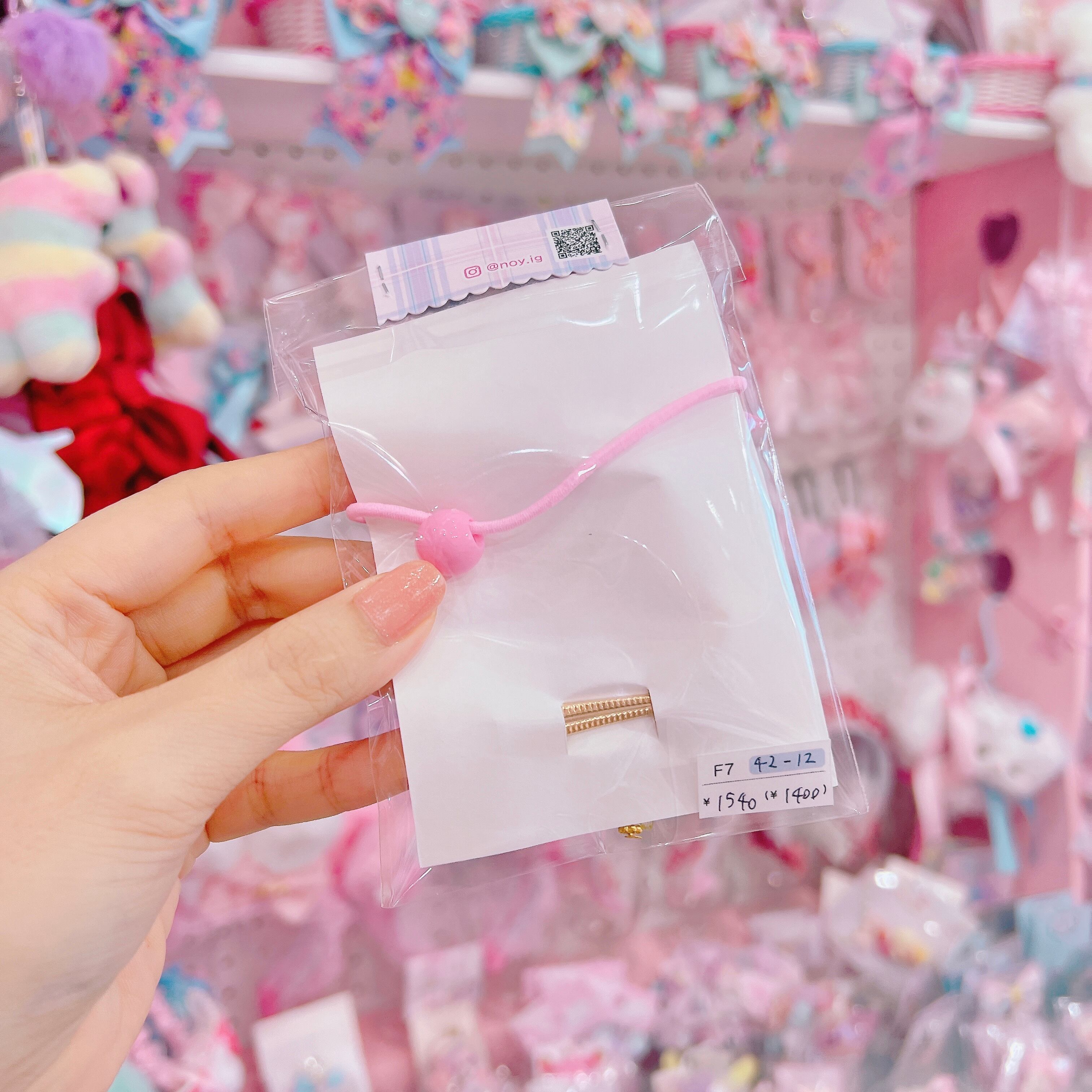 【F7】42-12ヘアゴム＆ヘアクリップセット