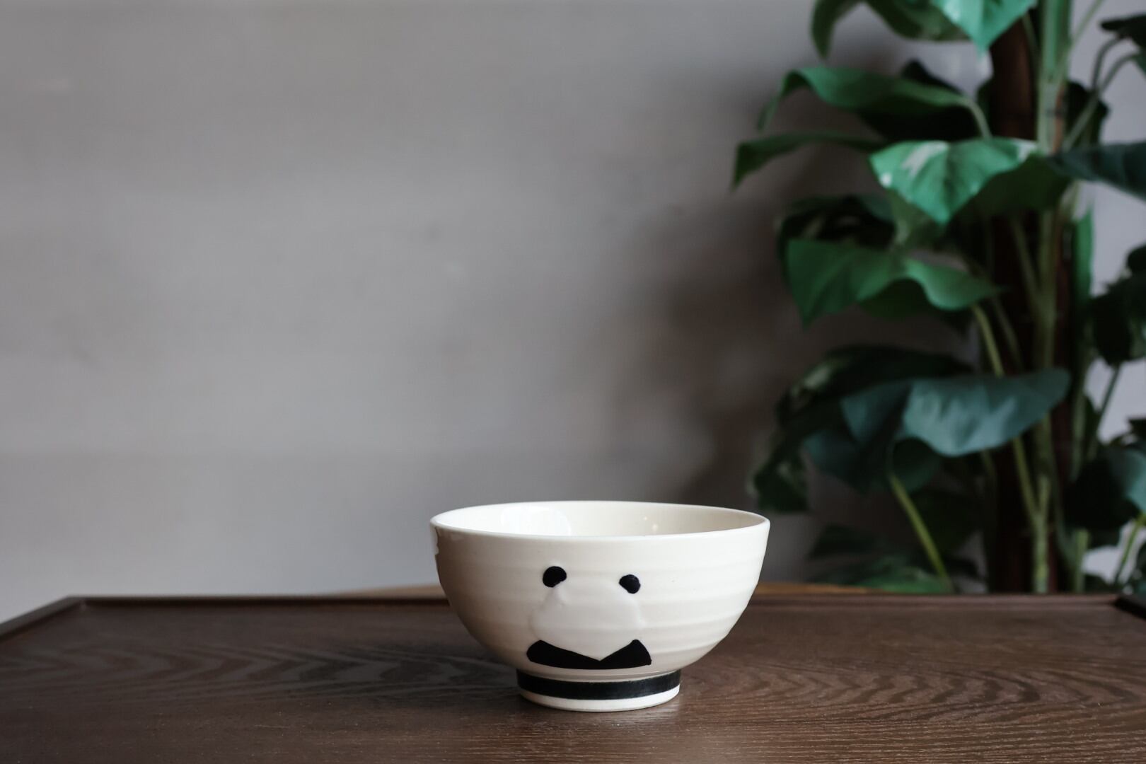 波佐見焼 黒パンダ 飯碗 | うつわ通販 土岐陶器店 / ONLINE SHOP