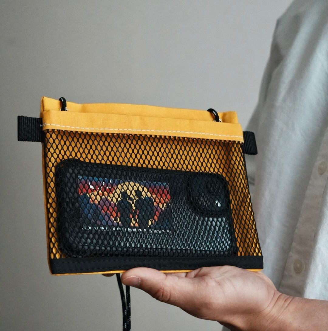 CRAFTMAN サコッシュ Mini / Lemon Yellow(帆布/富士金梅/登山/日本製