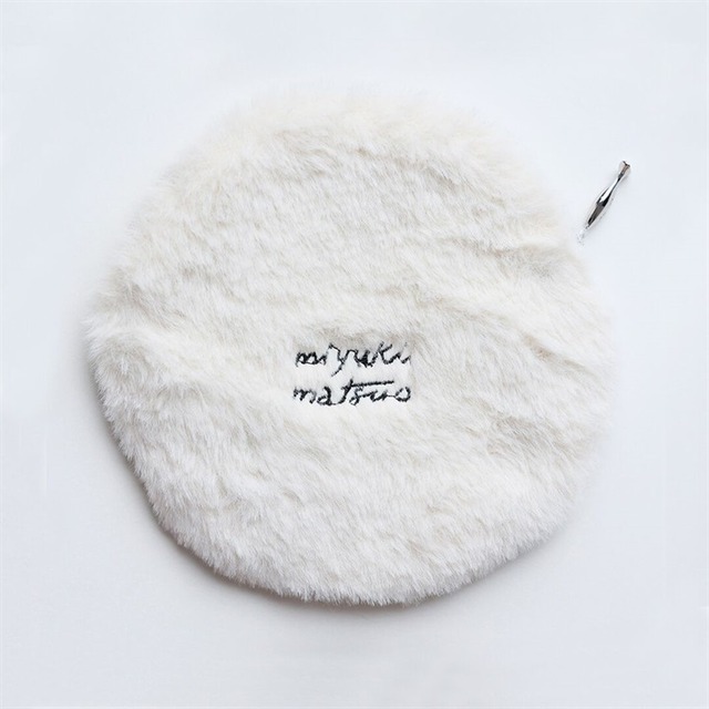 【松尾ミユキ】ふわふわサークルポーチ Fluffy Circular Pouch