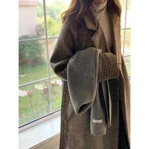 クラシック千鳥格子コート W00854