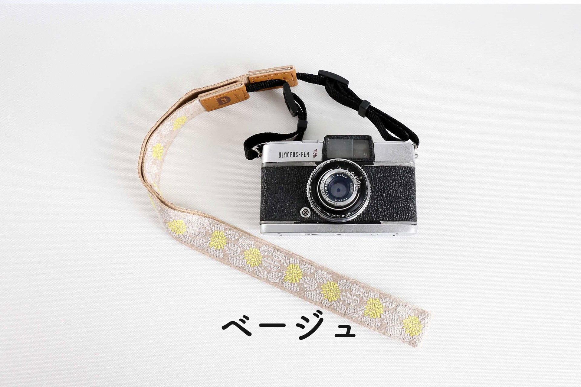 全5色 たんぽぽ柄 オリボンカメラストラップ | レピヤンリボン