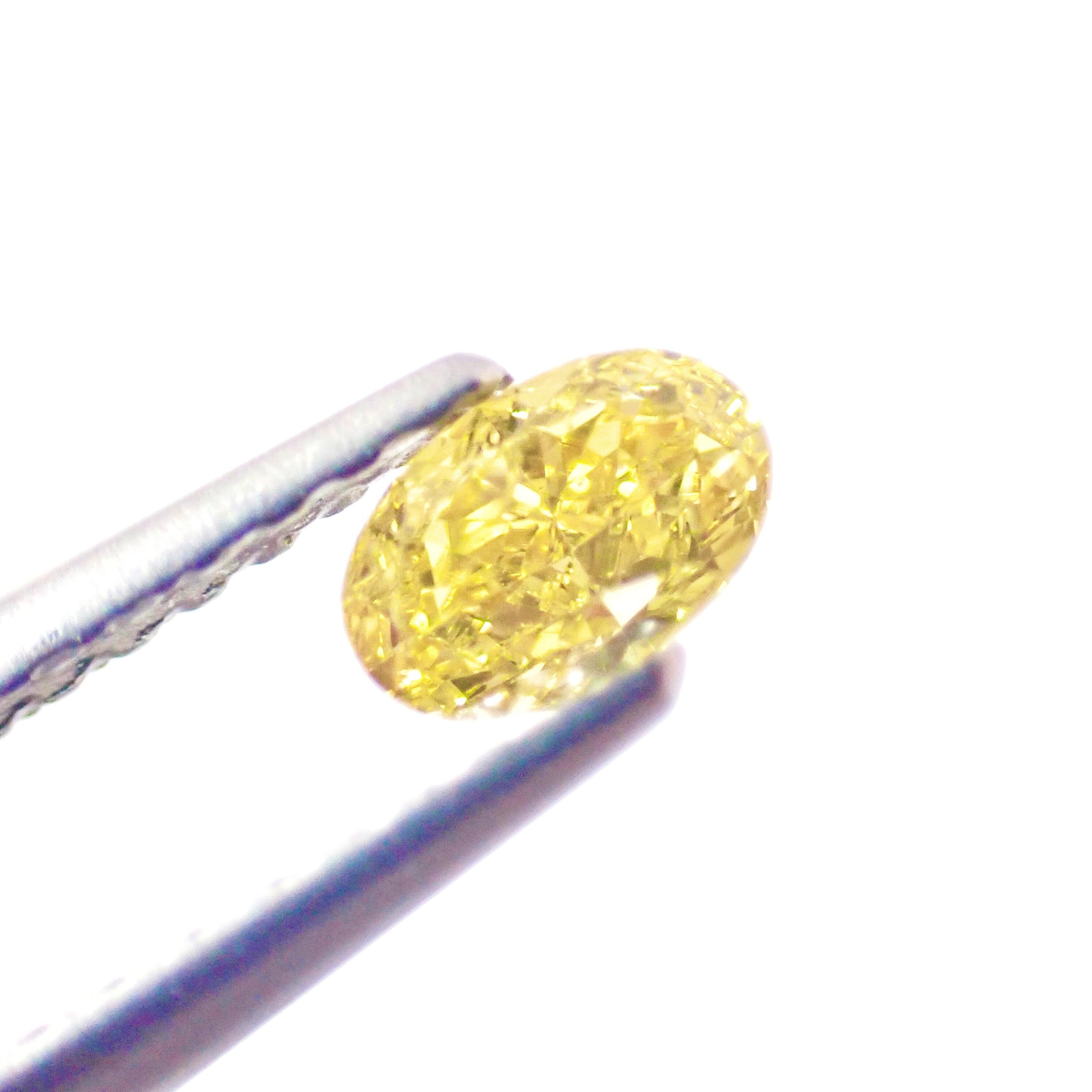 イエローダイヤモンド0.189ct VS-1 FANCY DEEP YELLOW