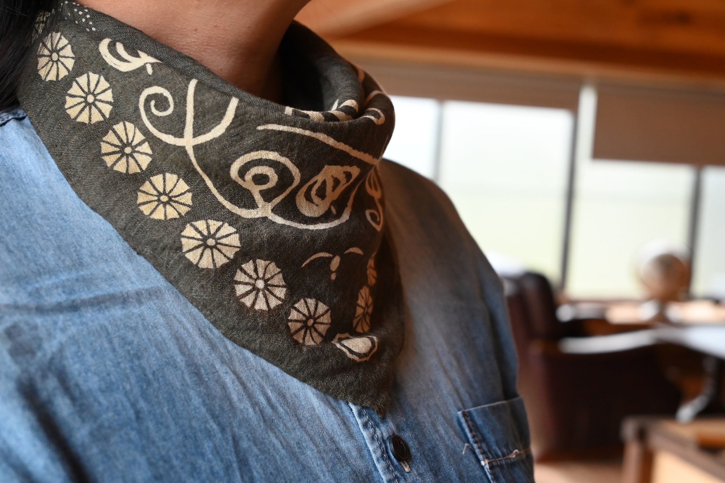 結農実WORKS オリジナルバンダナ | Organic Life 結農実WORKS 高萩ほおずき