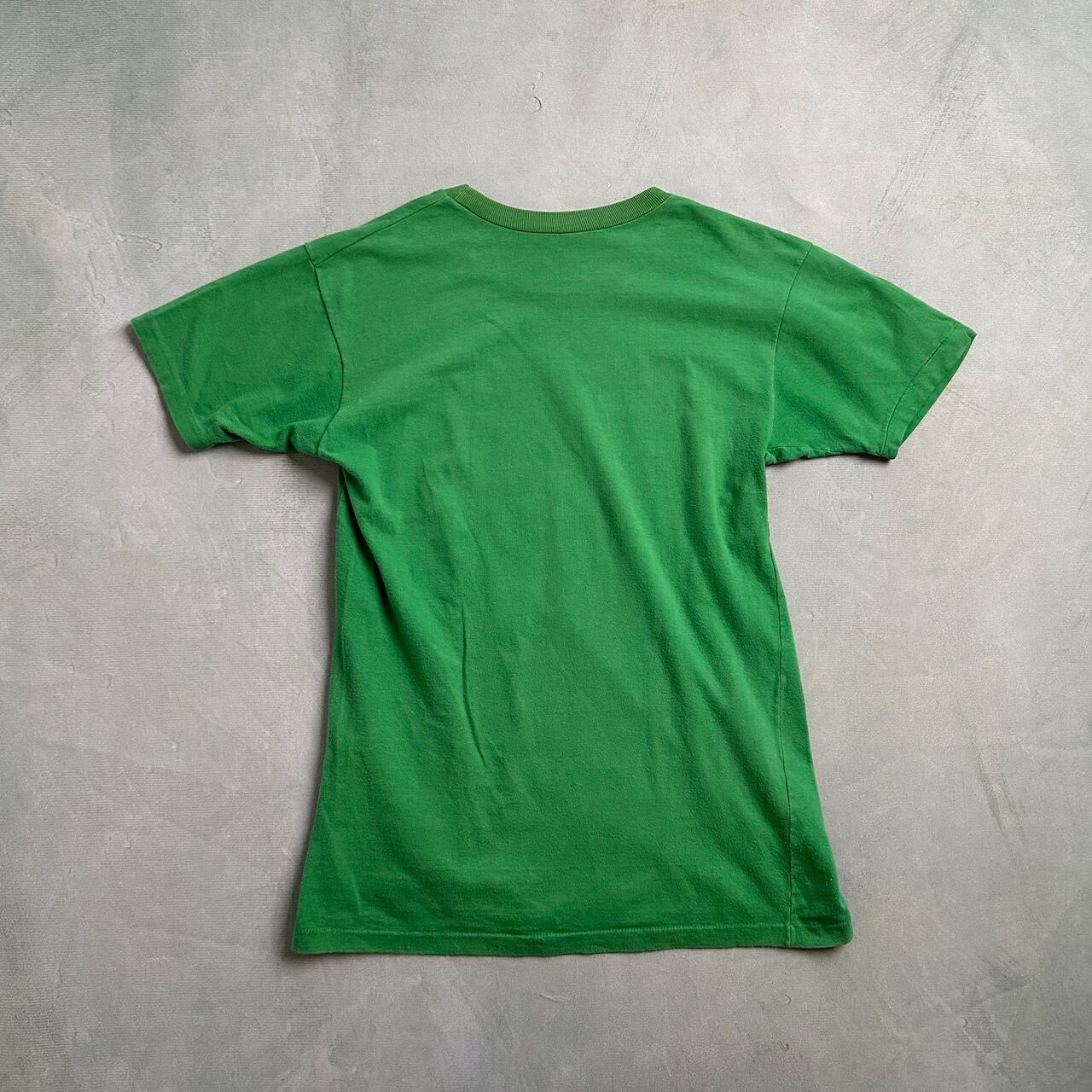 80s~90s 褪色 フェード 無地Tシャツ 緑 古着 | Pay ID