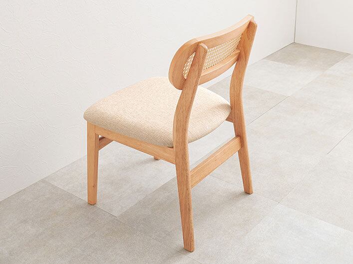 最終価格 ラタンアームチェア ナチュラル 54✕54✕74(SH42) ラタン