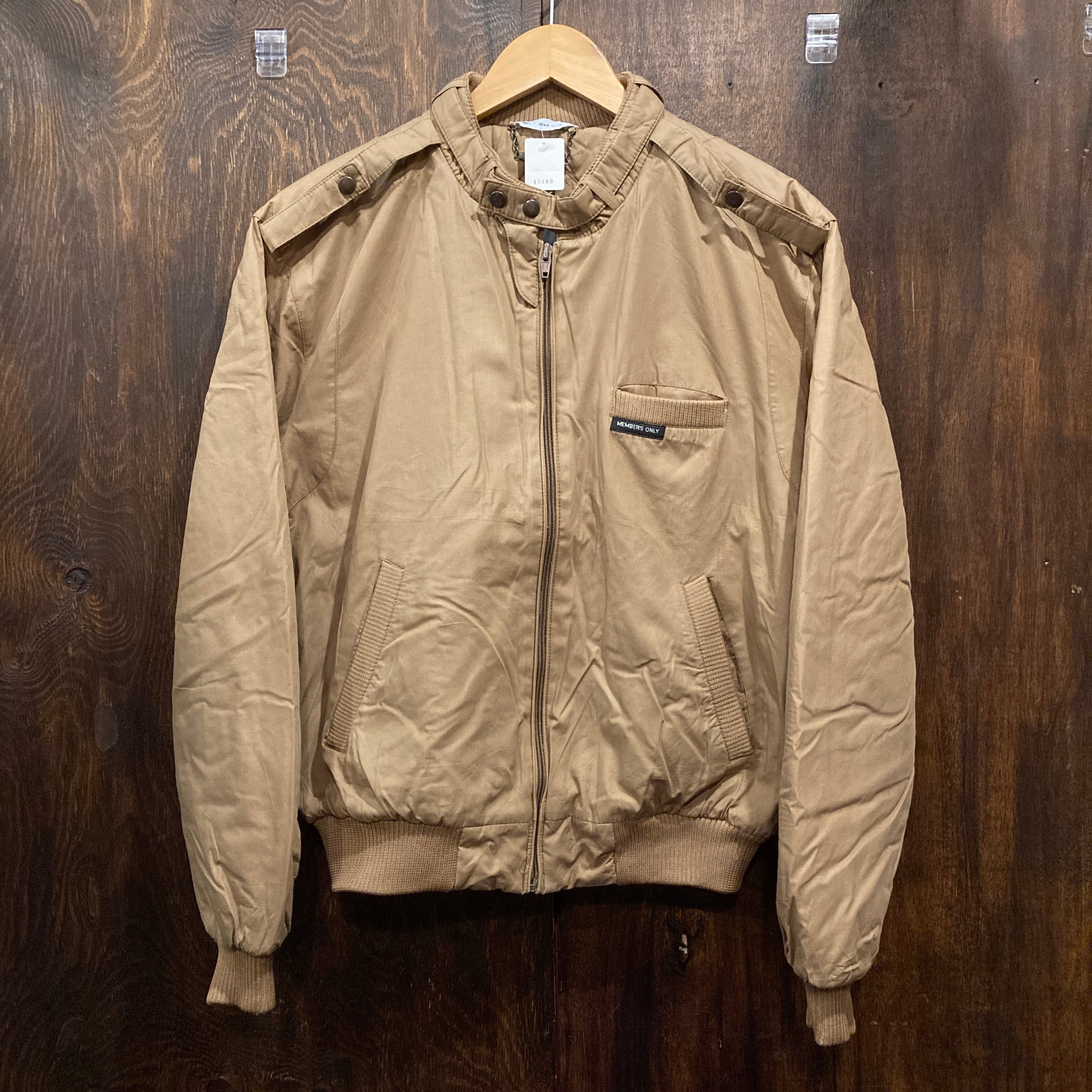 MEMBERS ONLY メンバーズオンリー 中綿 レーサージャケット ブラウン