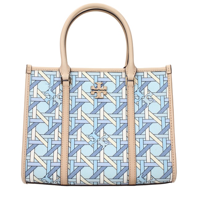 TORY BURCH トリーバーチ レディース ハンドバッグ ファブリック ライトブルー