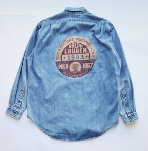 1992 POLO RALPH LAUREN REGISTERED STATE L/S SHIRT